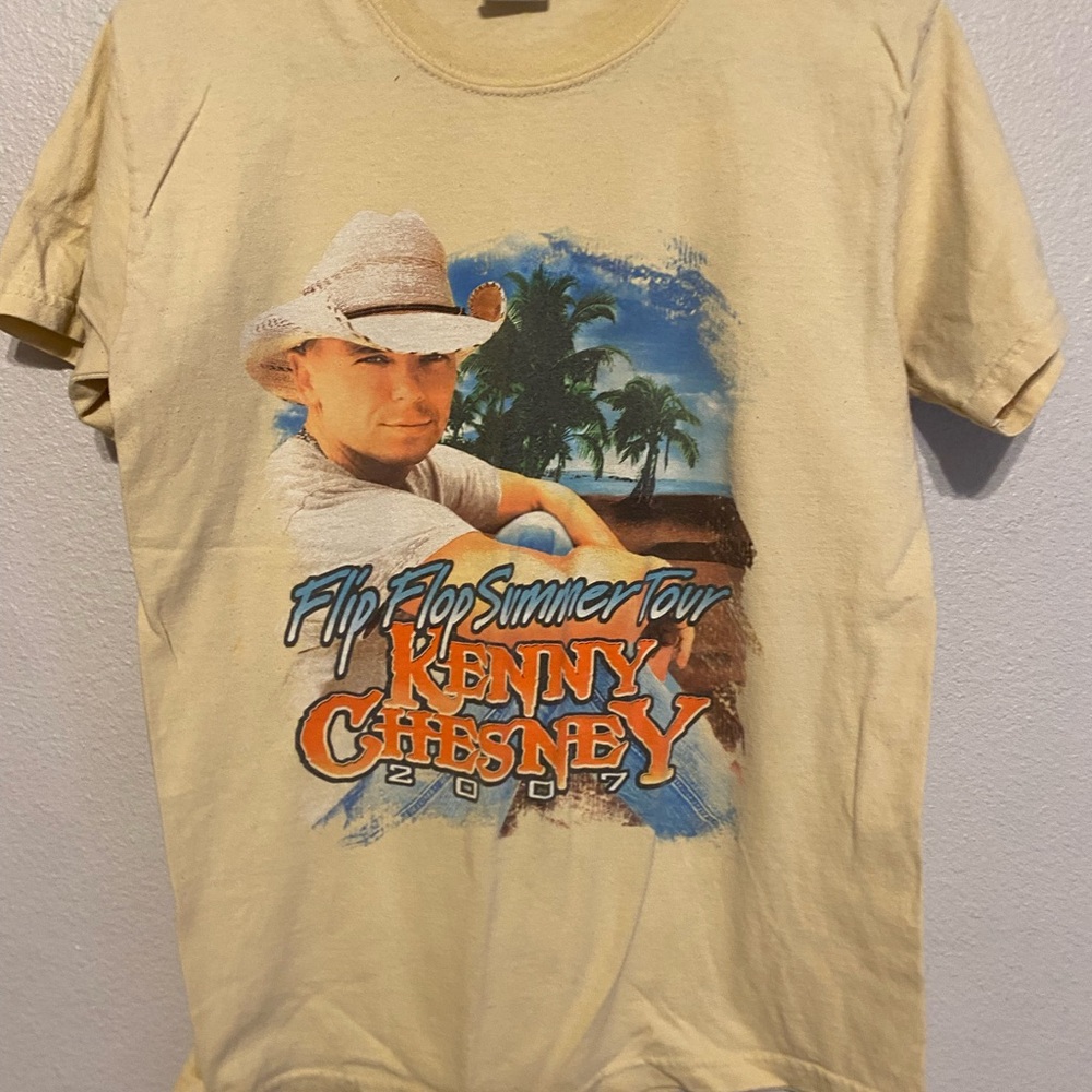 Gildan Yellow Graphic Tee - Kenny Chesney Design
